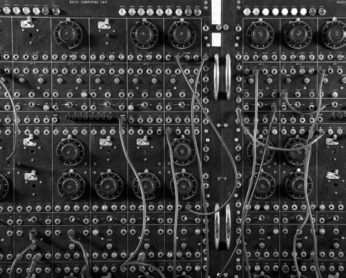 Analog computing patch panel